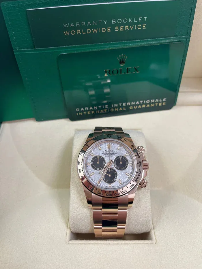 Rolex Daytona 116505 40mm Everose gold Meteorite 1