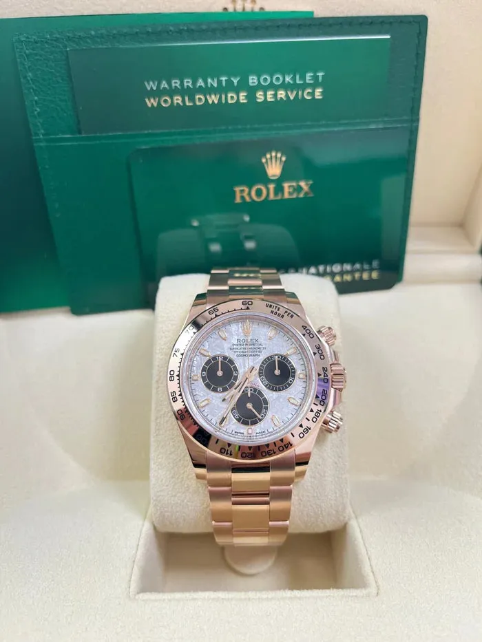 Rolex Daytona 116505 40mm Everose gold Meteorite 3