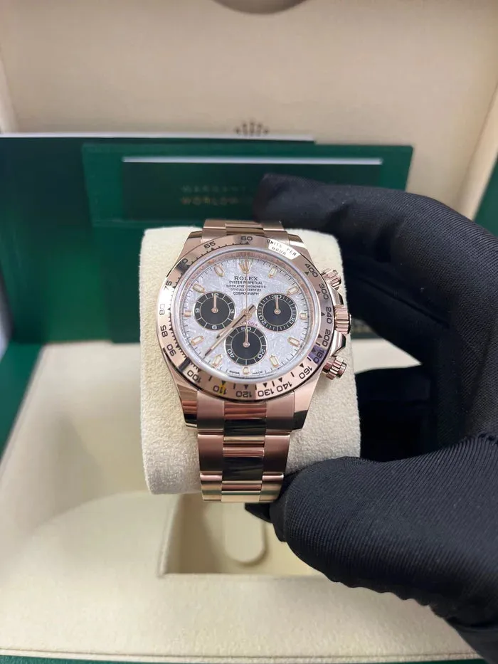 Rolex Daytona 116505 40mm Everose gold Meteorite 7