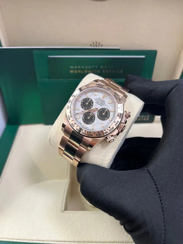 Rolex Daytona 116505 40mm Everose gold Meteorite 8