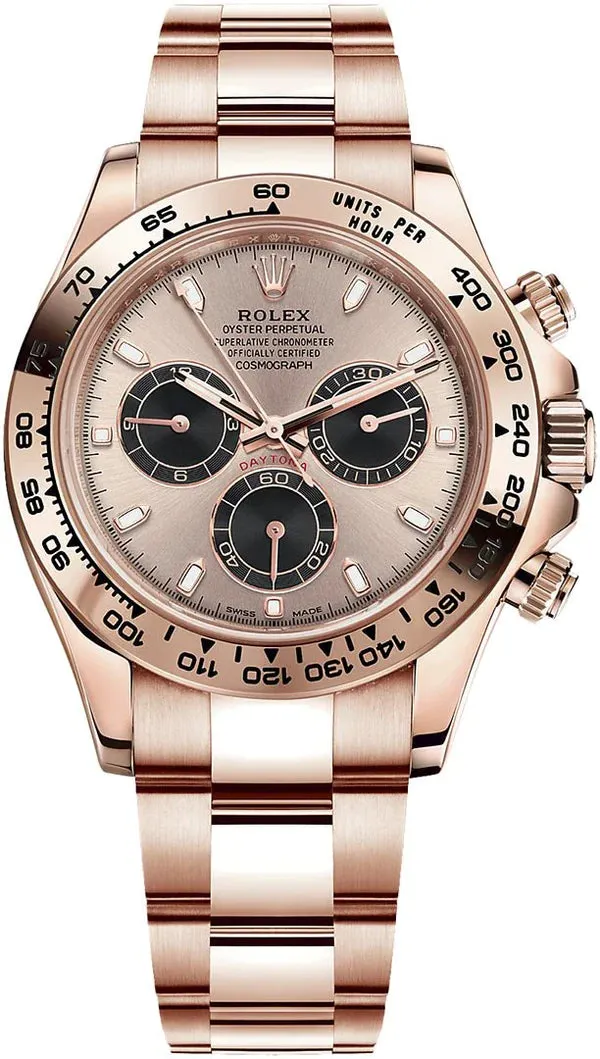 Rolex Daytona 116505 18k Rose Black