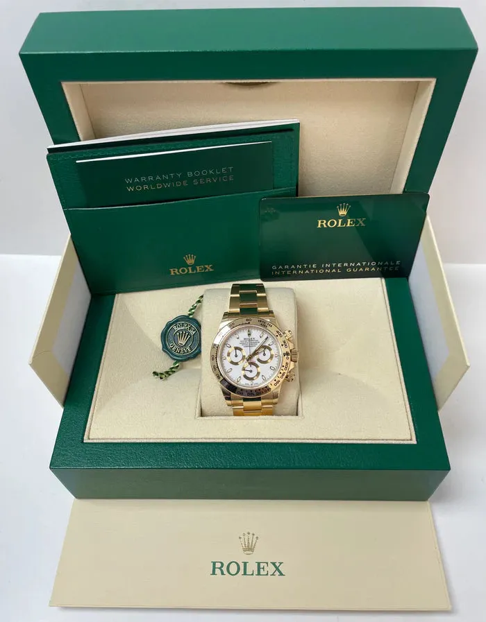 Rolex Daytona 116508 40mm Yellow gold White 1