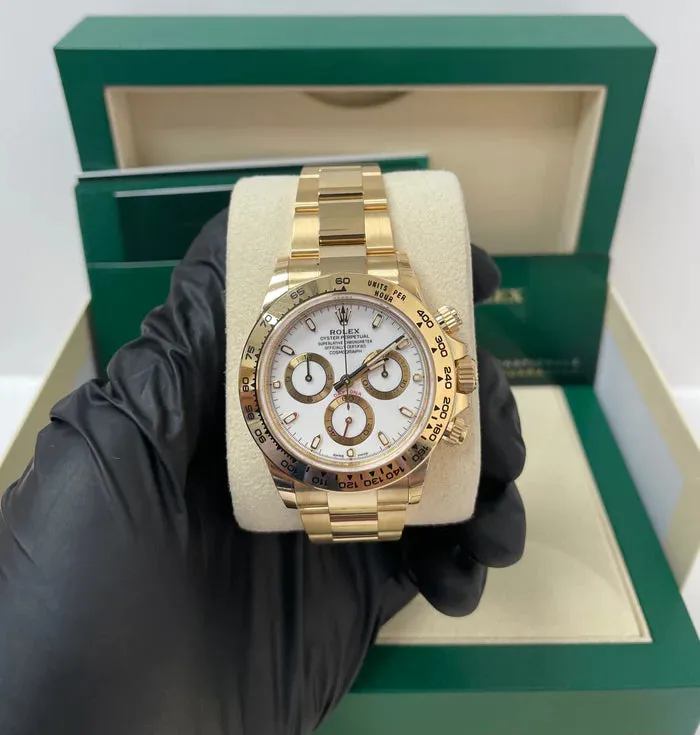 Rolex Daytona 116508 40mm Yellow gold White 5