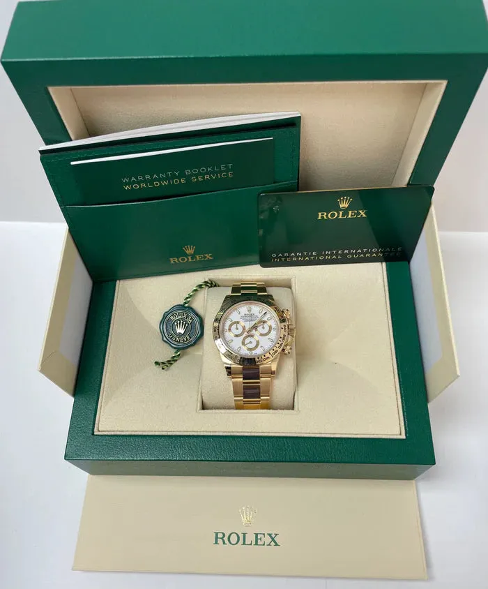 Rolex Daytona 116508 40mm Yellow gold White 8