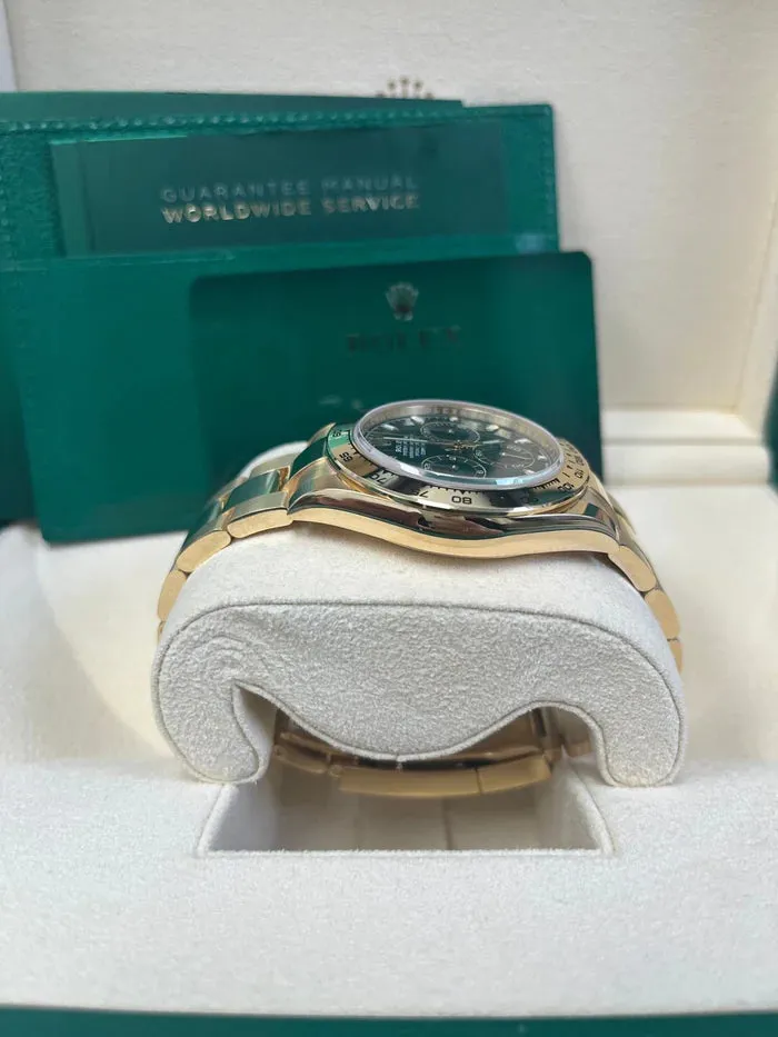 Rolex Daytona 116508 40mm Yellow gold and 18k yellow gold Green 12