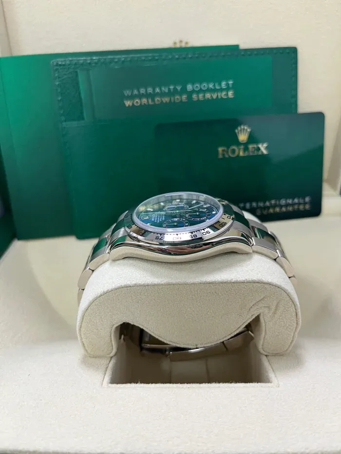 Rolex Daytona 116509 40mm White gold Blue 4