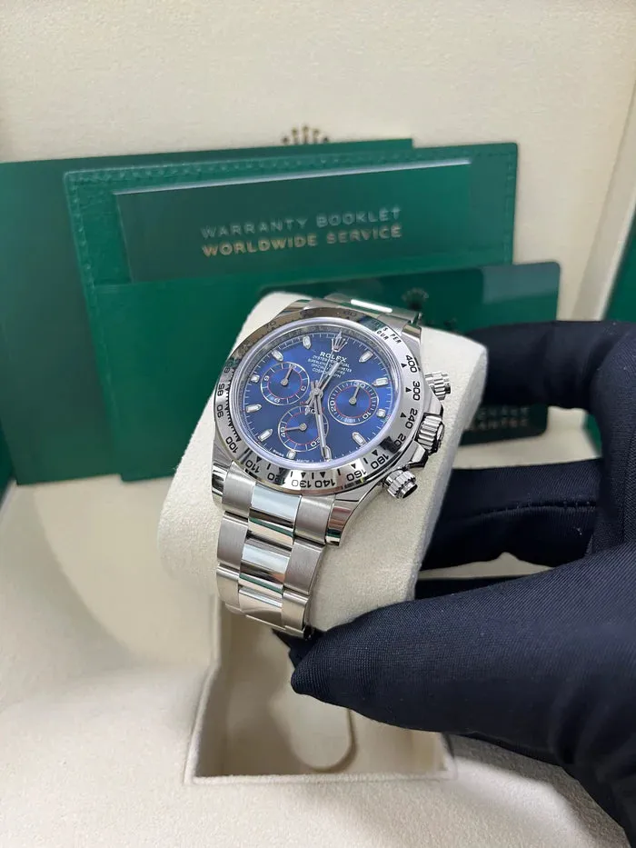 Rolex Daytona 116509 40mm White gold Blue 6