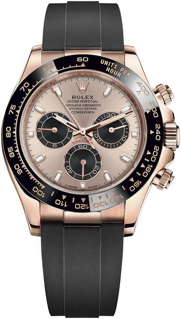 Rolex Daytona 116515ln 40mm Everose gold Black