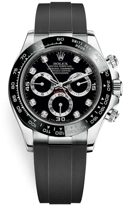 Rolex Daytona 116519LN 40mm White gold and 18k white gold Black