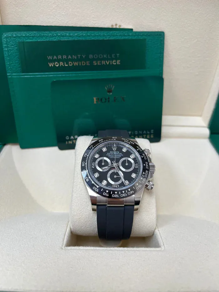 Rolex Daytona 116519LN 40mm White gold and 18k white gold Black 1