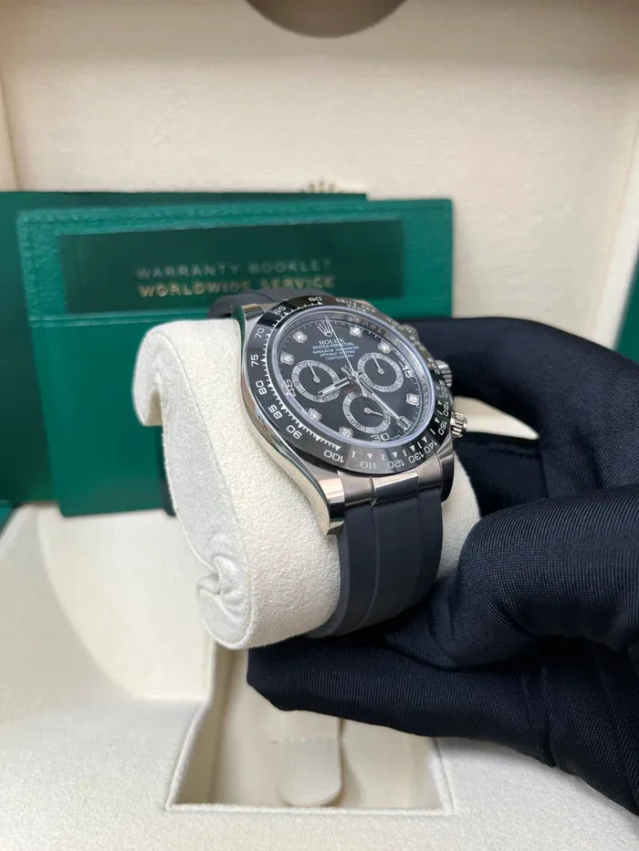 Rolex Daytona 116519LN 40mm White gold and 18k white gold Black 8