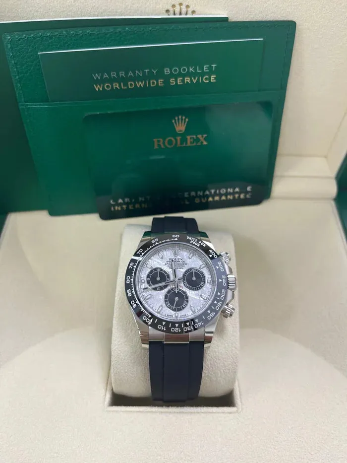 Rolex Daytona 116519LN 40mm White gold and 18k white gold Meteorite 1