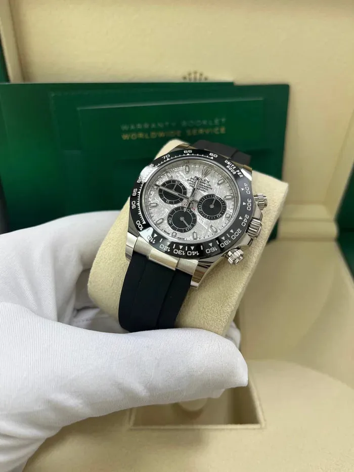 Rolex Daytona 116519LN 40mm White gold and 18k white gold Meteorite 5