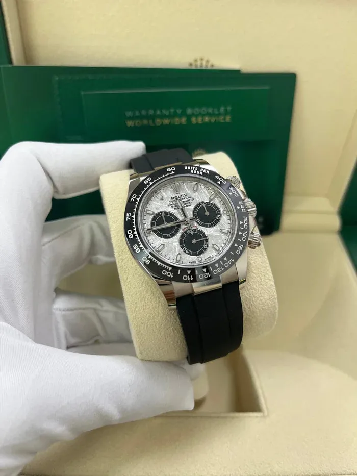 Rolex Daytona 116519LN 40mm White gold and 18k white gold Meteorite 6