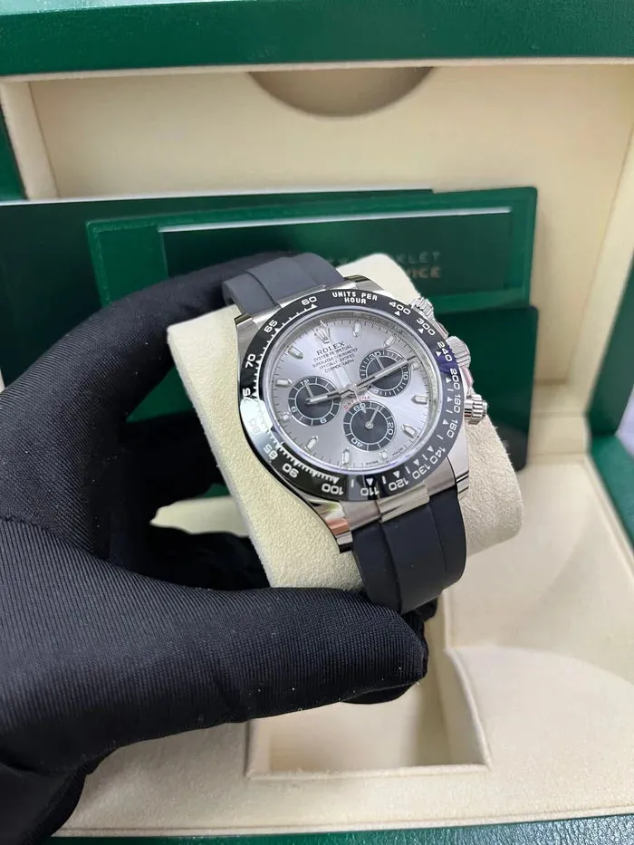 Rolex Daytona 116519LN 40mm White gold and 18k white gold Black 4