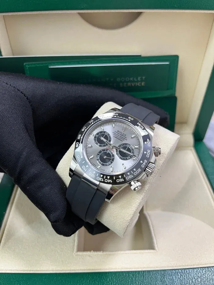 Rolex Daytona 116519LN 40mm White gold and 18k white gold Black 7