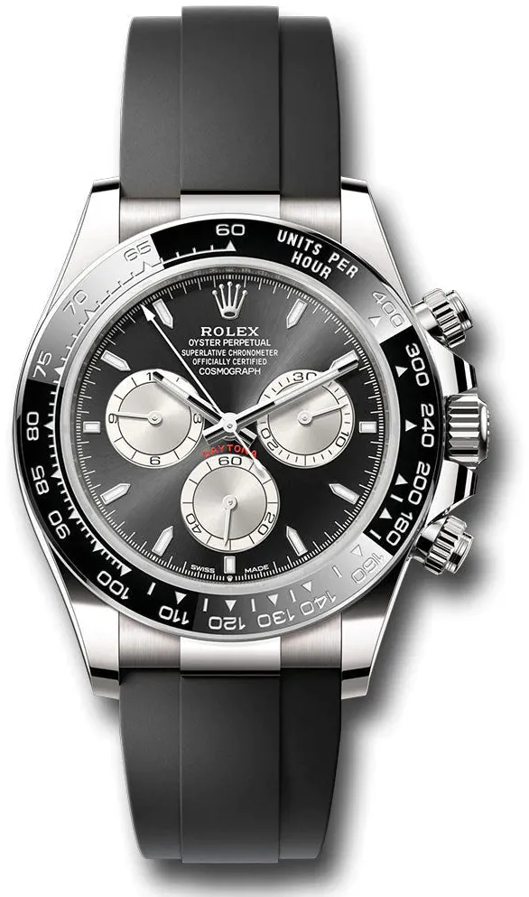 Rolex Daytona 126519LN 40mm White gold and 18k white gold Black