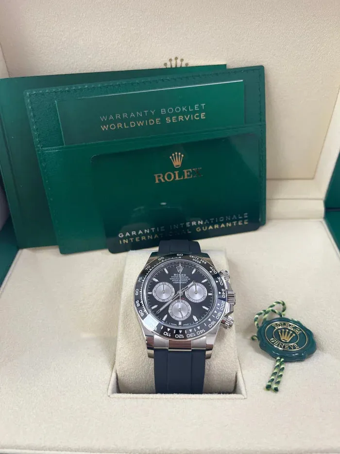 Rolex Daytona 126519LN 40mm White gold and 18k white gold Black 1