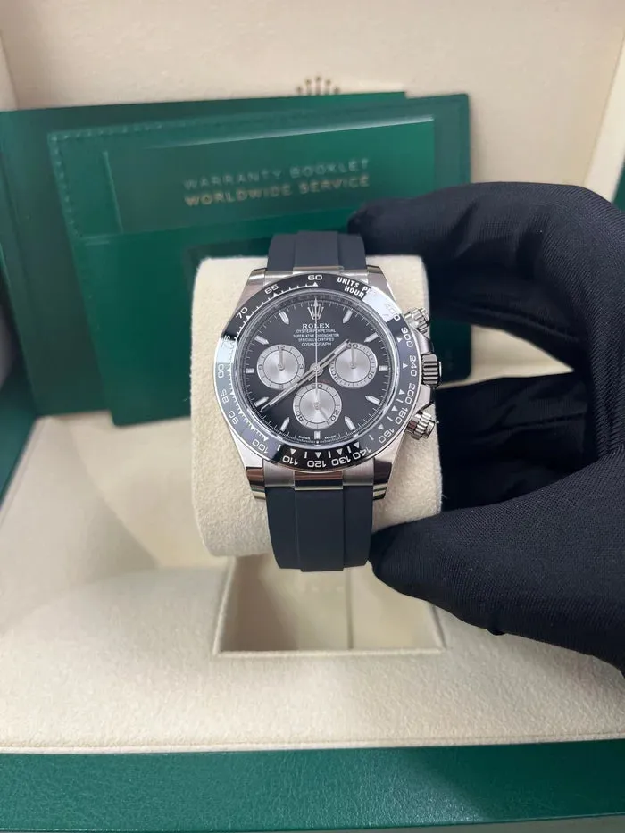 Rolex Daytona 126519LN 40mm White gold and 18k white gold Black 3