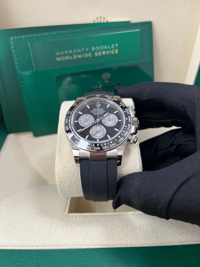 Rolex Daytona 126519LN 40mm White gold and 18k white gold Black 6