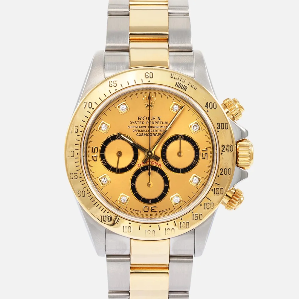 Rolex Daytona 16523 40mm Yellow gold and stainless steel Champagne