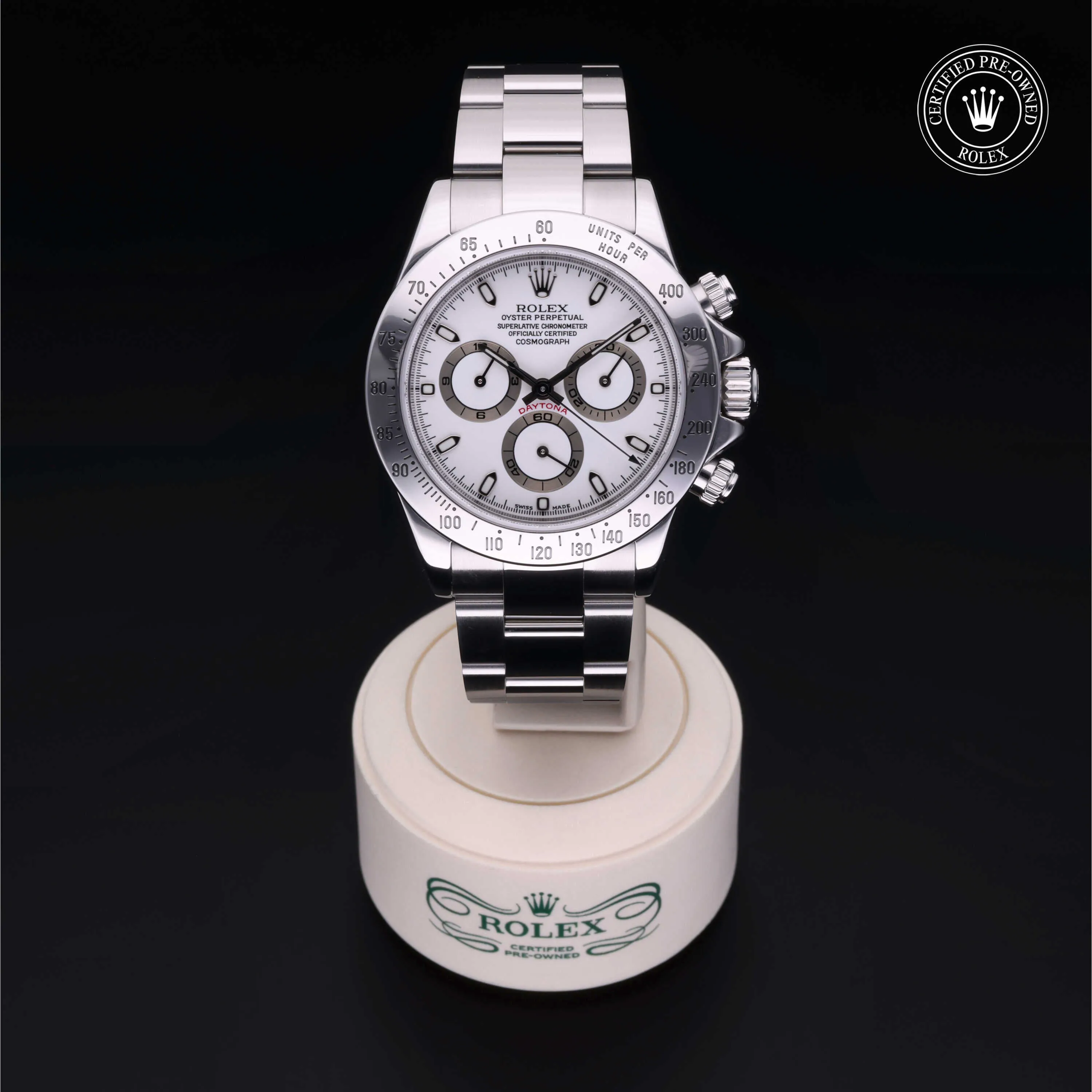 Rolex Daytona 40mm Stainless steel White 1