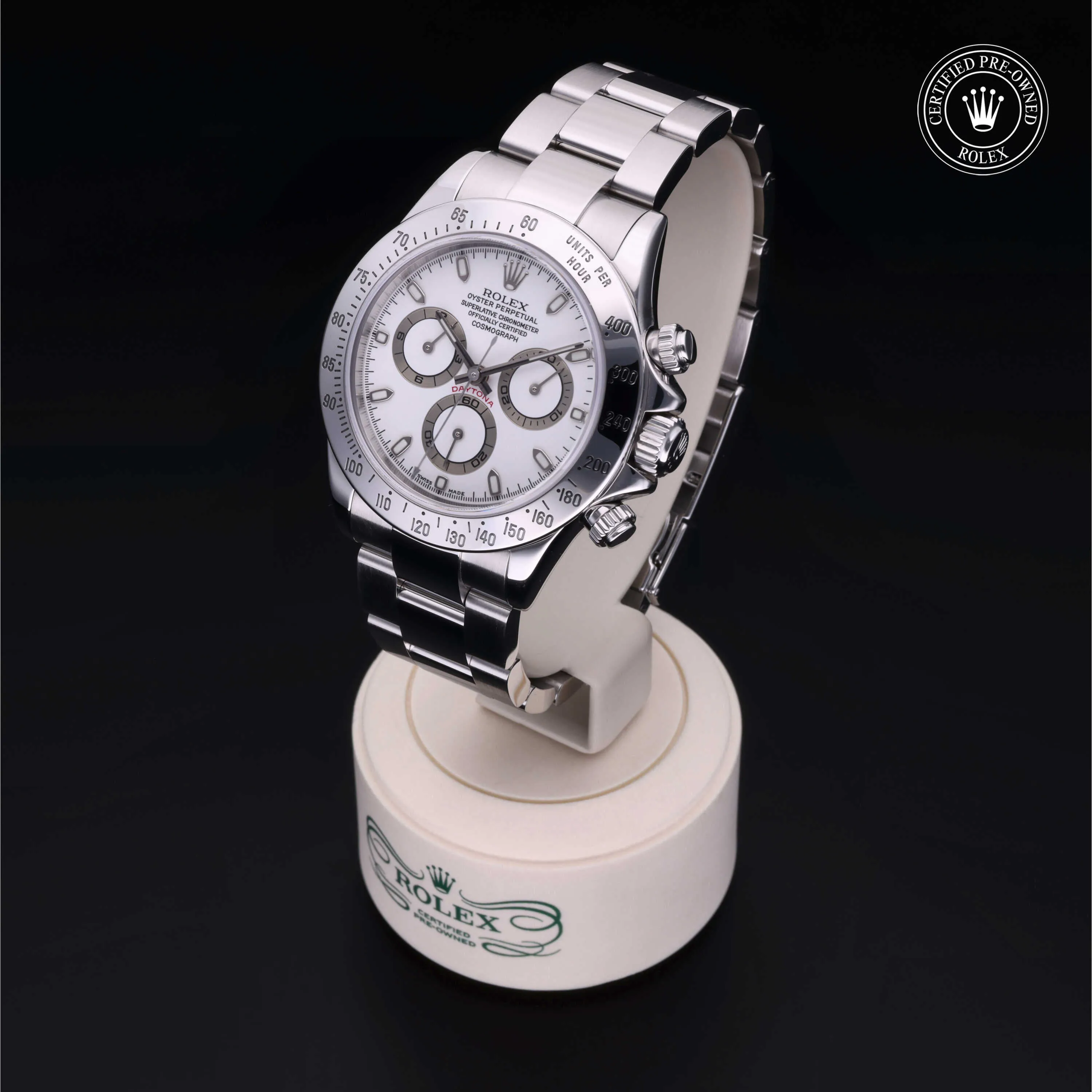 Rolex Daytona 40mm Stainless steel White 2