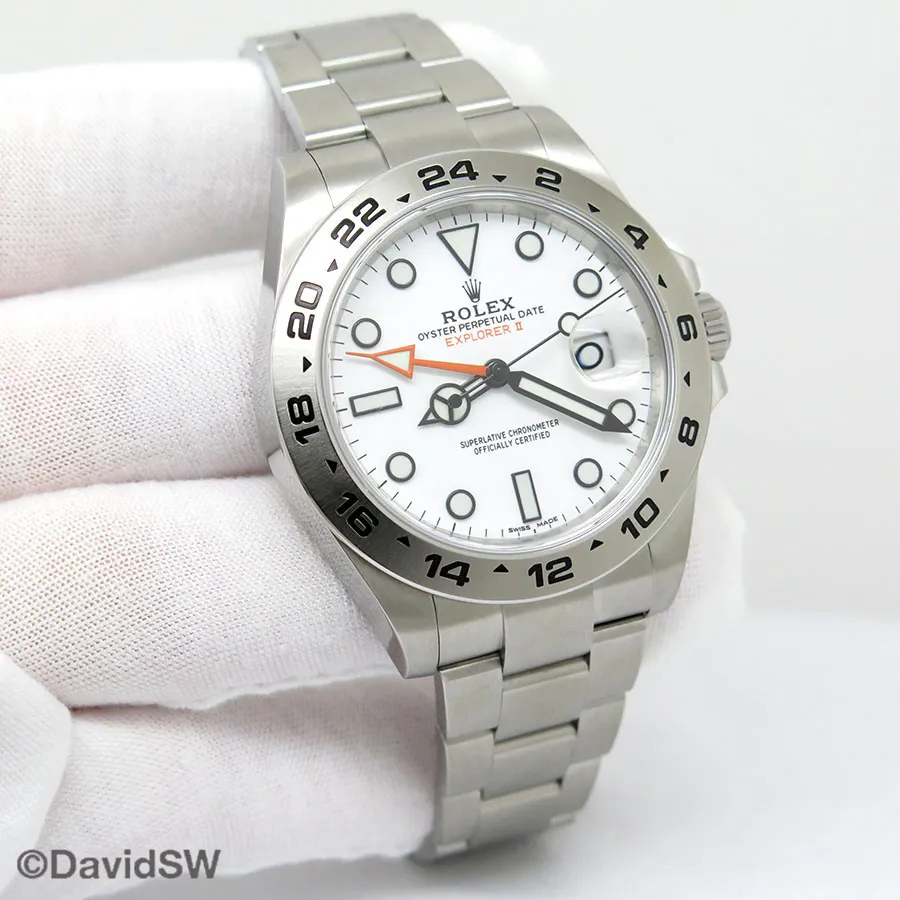 Rolex Explorer II 216570 42mm Stainless steel White