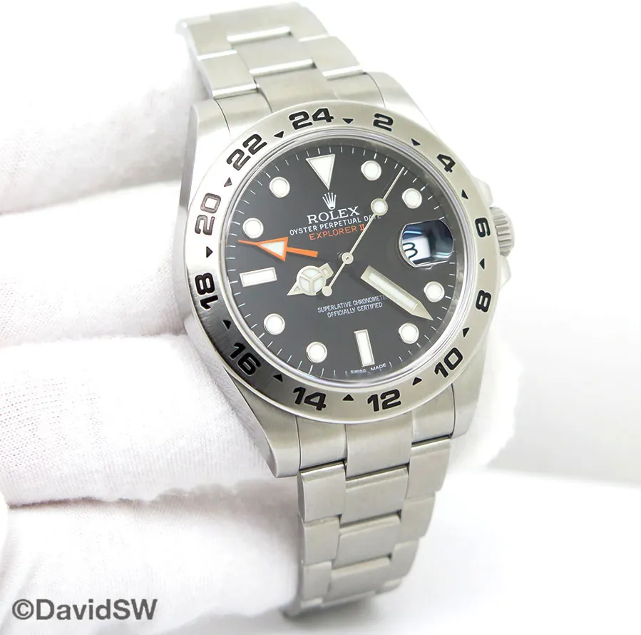 Rolex Explorer II 216570 42mm Stainless steel Black