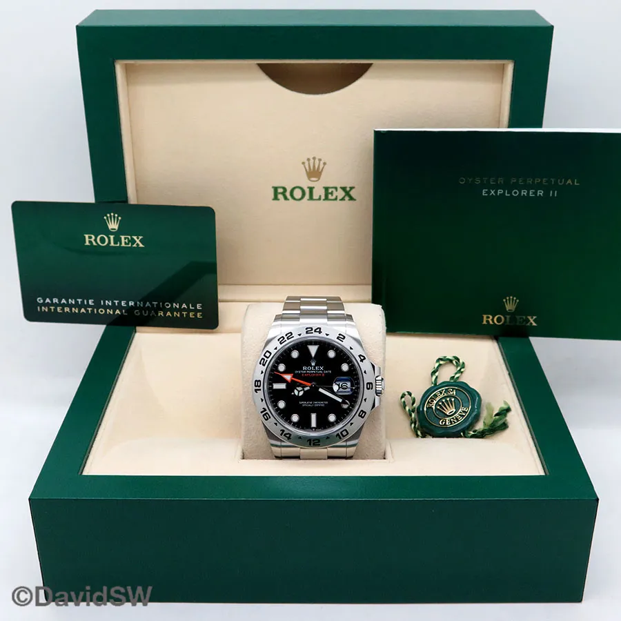 Rolex Explorer II 226570 42mm Stainless steel Black 1