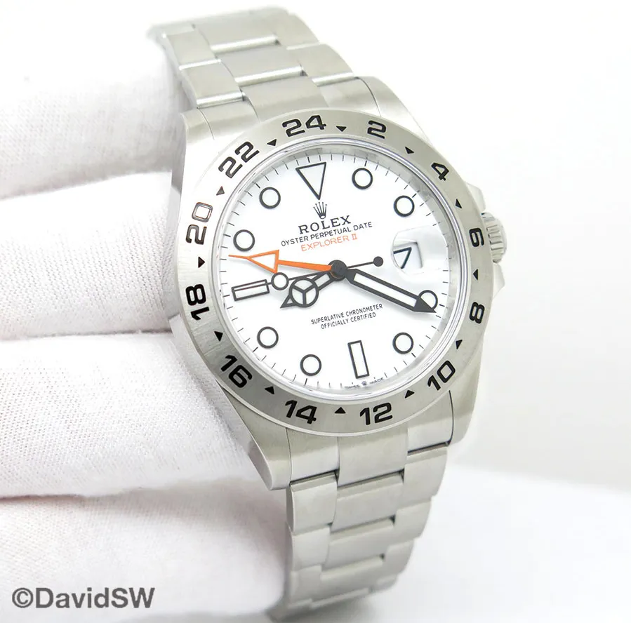 Rolex Explorer II 226570 42mm Stainless steel White