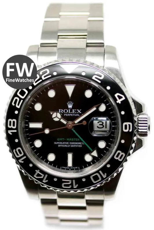 Rolex GMT-Master II 116710LN 40mm Stainless steel Black