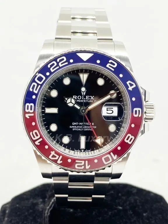 Rolex GMT-Master II 126710BLRO 40mm Stainless steel Black