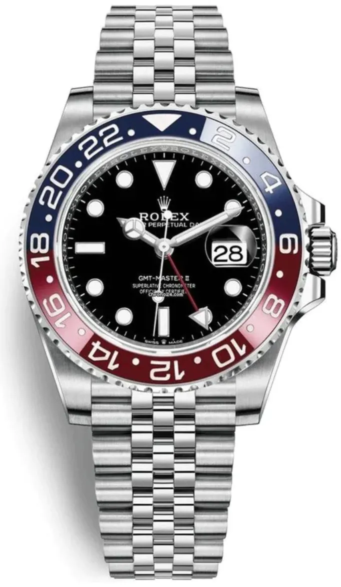 Rolex GMT-Master II 126710BLRO 40mm Stainless steel Black