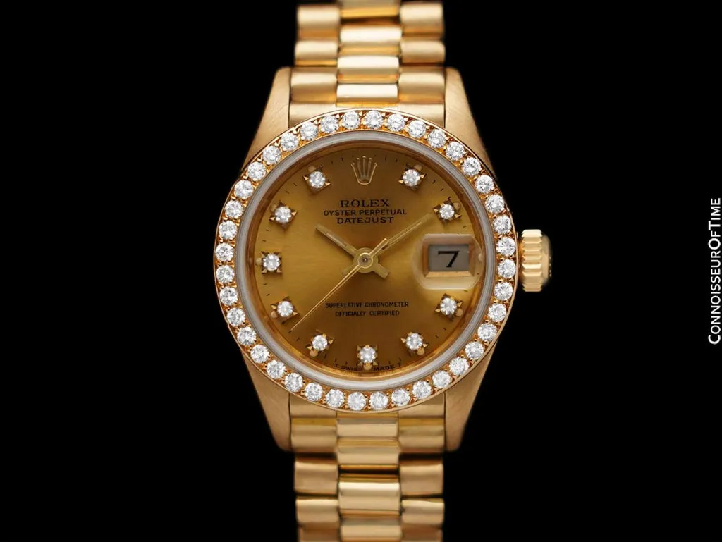 Rolex Lady-Datejust 69138 26mm Yellow gold Champagne 1