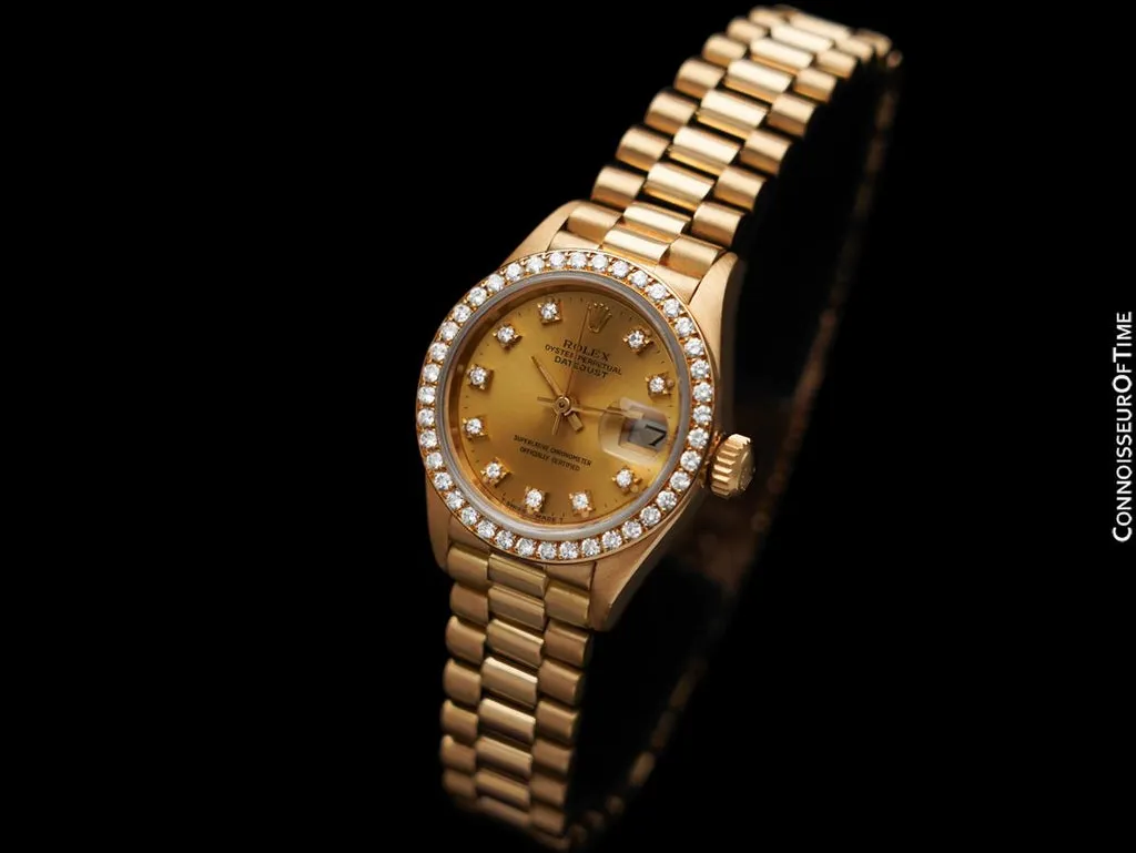 Rolex Lady-Datejust 69138 26mm Yellow gold Champagne 2