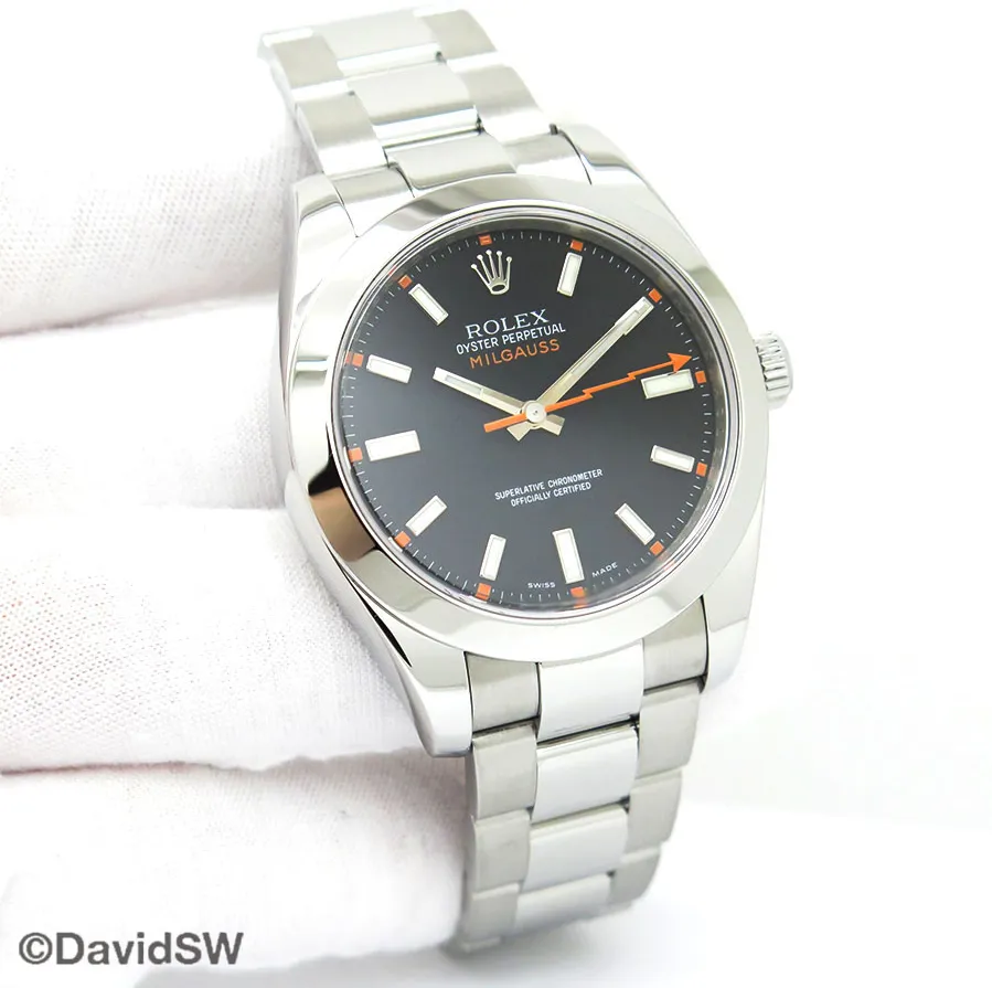 Rolex Milgauss 116400 40mm Stainless steel Black