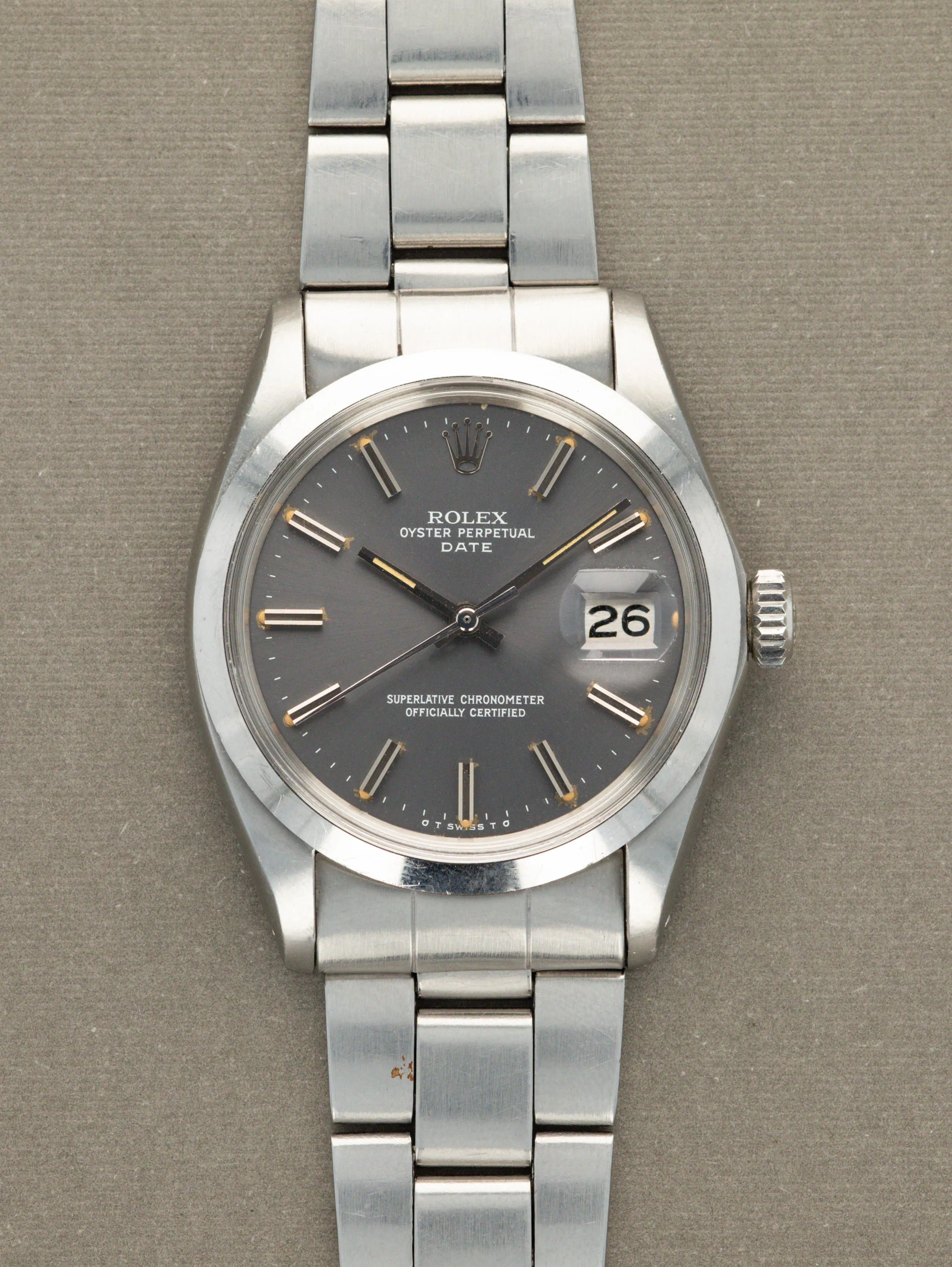 Rolex Oyster Perpetual Date 1500 nullmm Stainless steel Gray