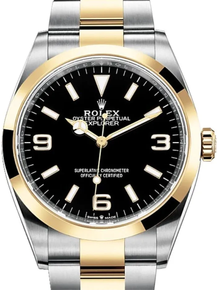 Rolex Oyster Perpetual Explorer 36mm Oystersteel Black