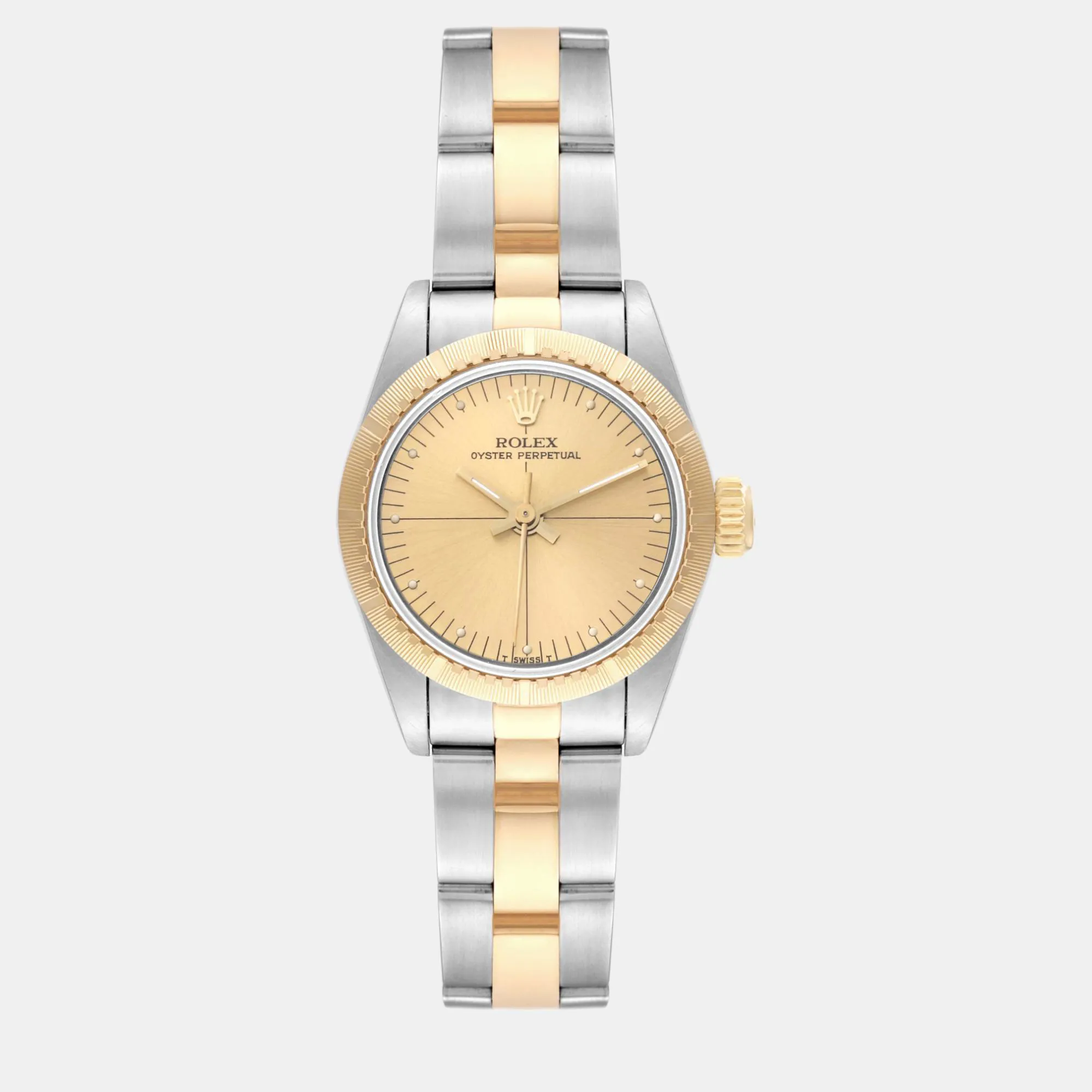 Rolex Oyster Perpetual 24mm Yellow gold and stainless steel Yellow gold