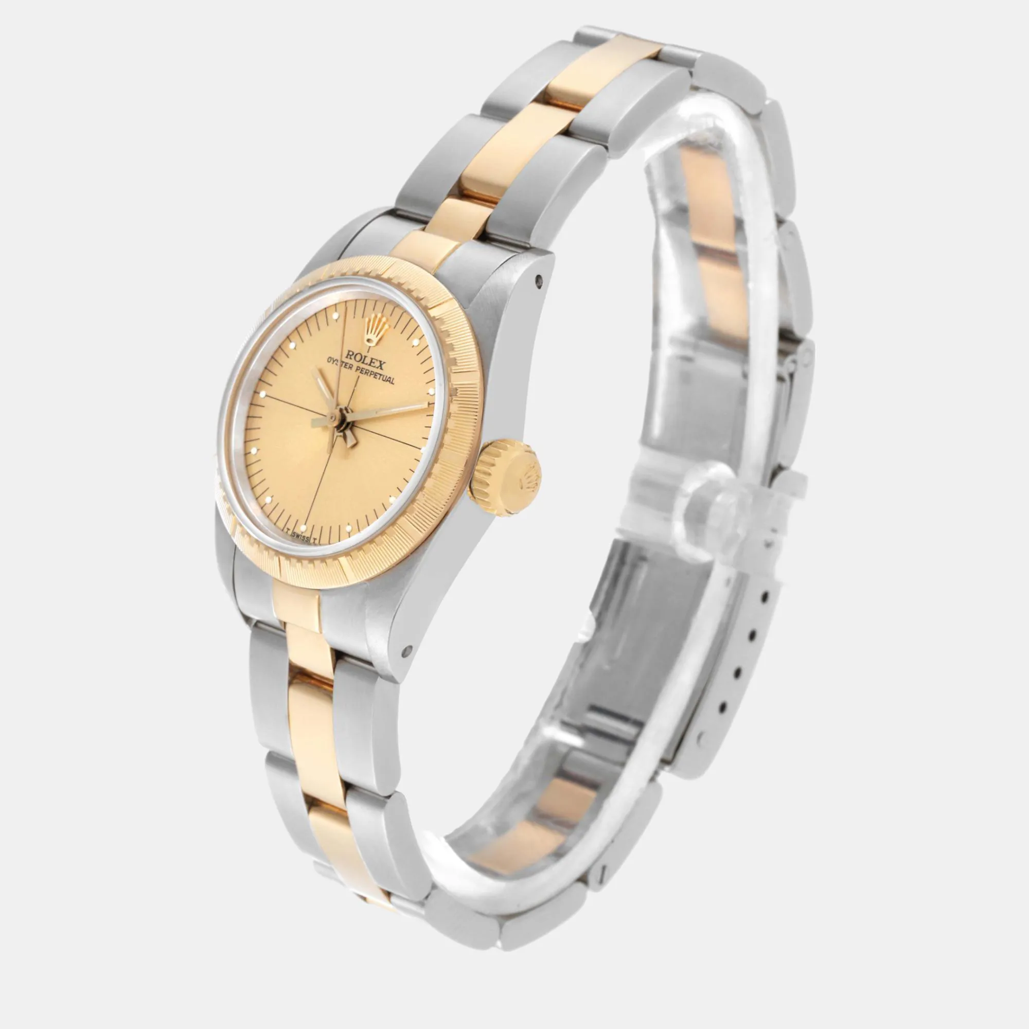 Rolex Oyster Perpetual 24mm Yellow gold and stainless steel Yellow gold 3
