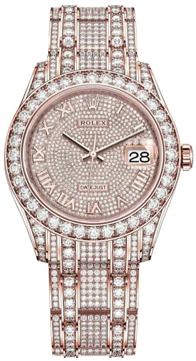 Rolex Pearlmaster 86405RBR Rose gold and Diamond Diamond