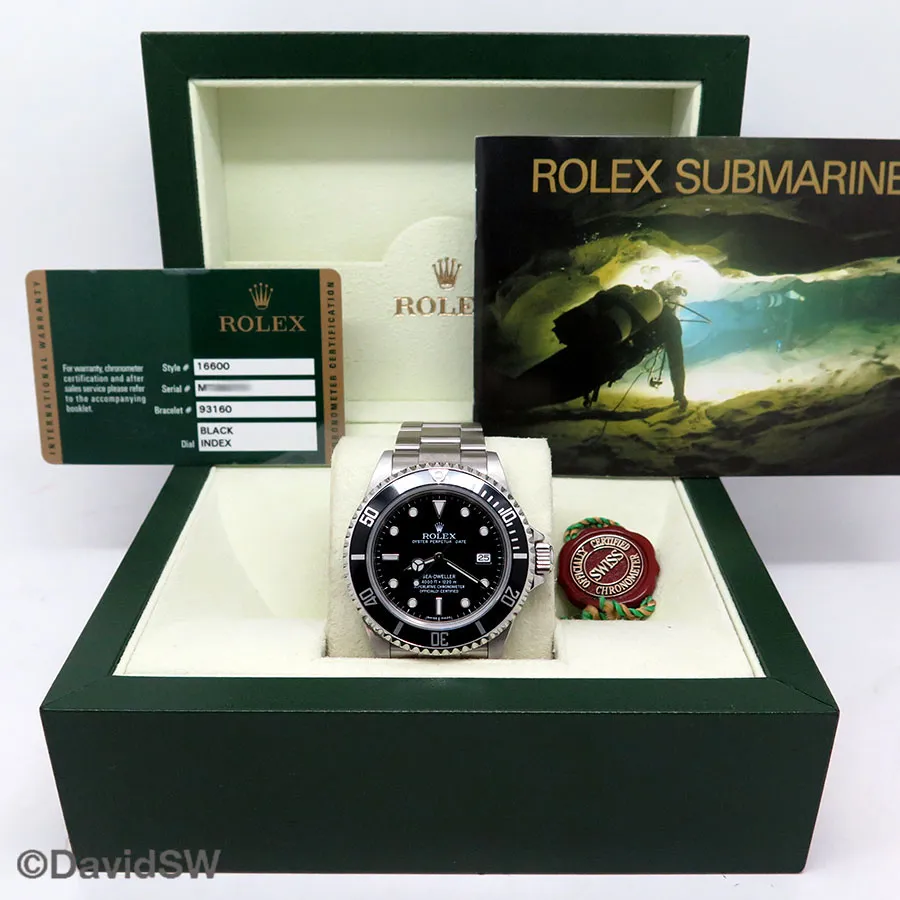 Rolex Sea-Dweller 16600 40mm Stainless steel Black 1