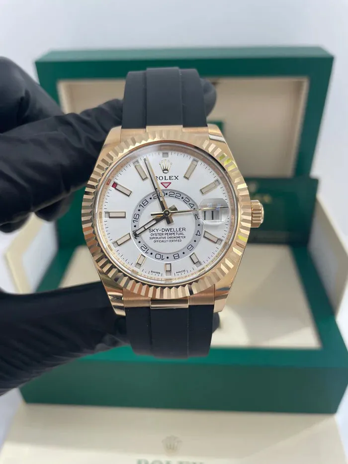 Rolex Sky-Dweller 326238 42mm Yellow gold White 3