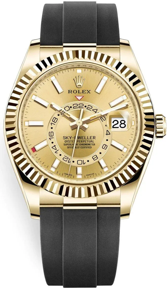 Rolex Sky-Dweller 326238 42mm Yellow gold Champagne