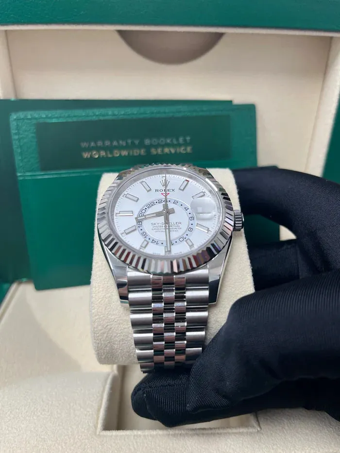 Rolex Sky-Dweller 326934 42mm Stainless steel White 6