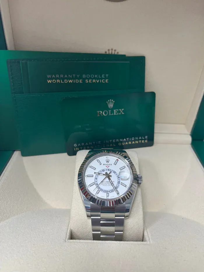 Rolex Sky-Dweller 326934 42mm Stainless steel White 1