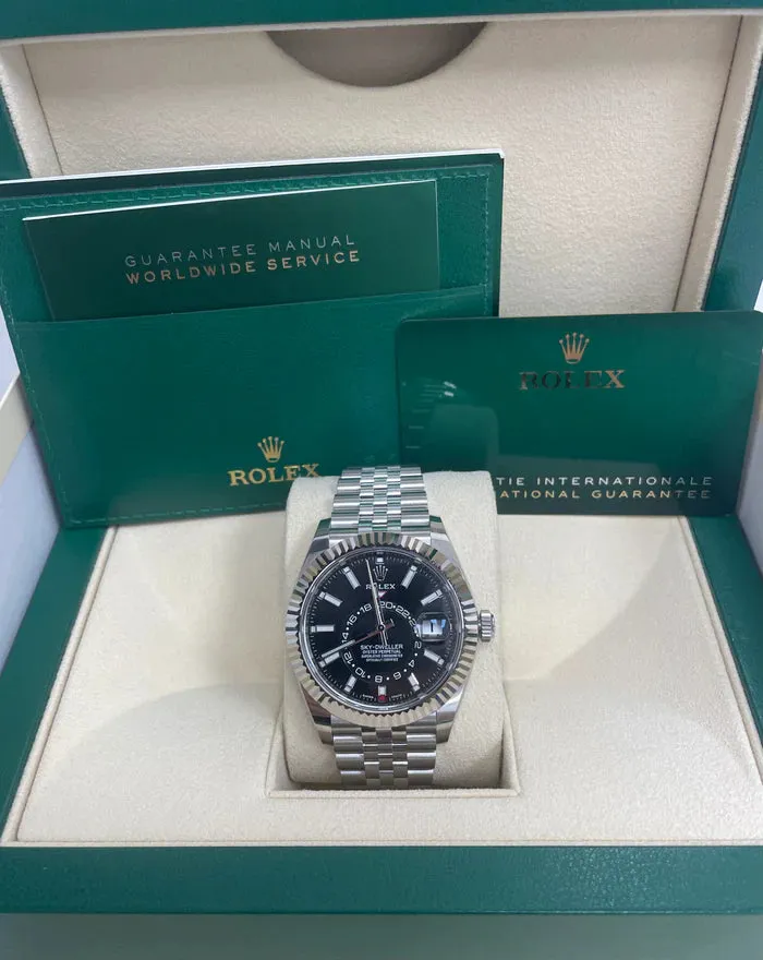 Rolex Sky-Dweller 326934 42mm Stainless steel Black 1