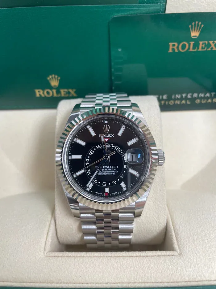 Rolex Sky-Dweller 326934 42mm Stainless steel Black 2