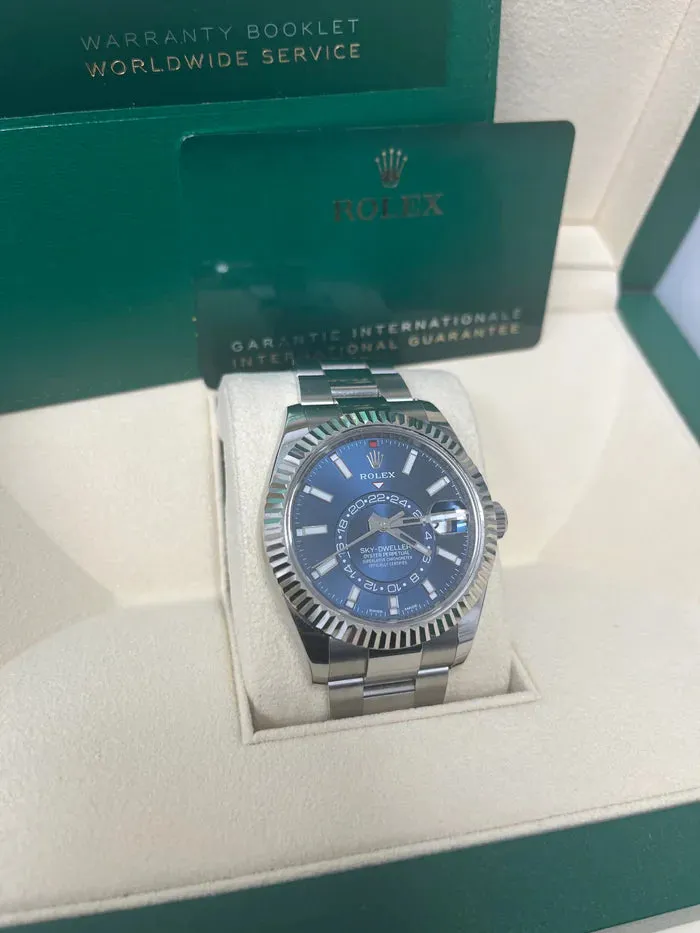 Rolex Sky-Dweller 326934 42mm Stainless steel Blue 4